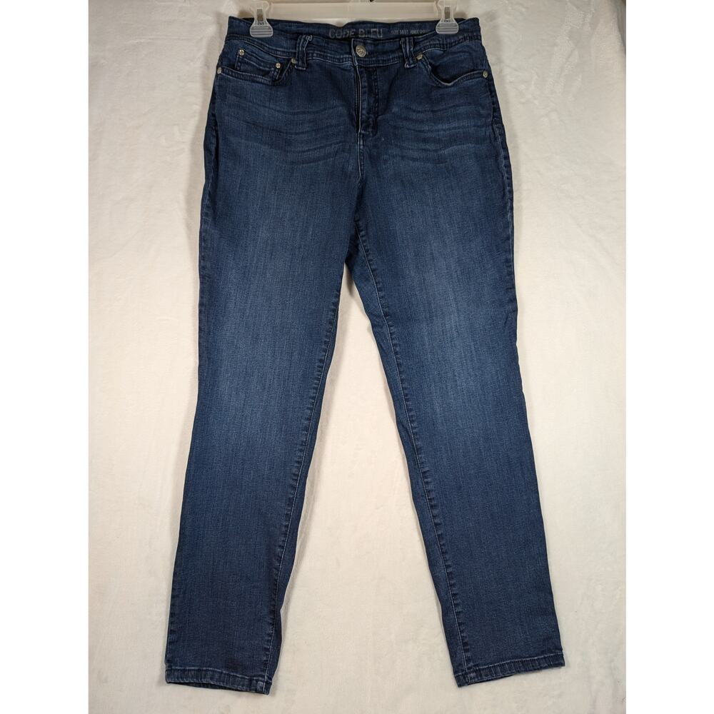 Code Bleu womens Aimee jeans sz 14 Wiskers embroiderysee photos